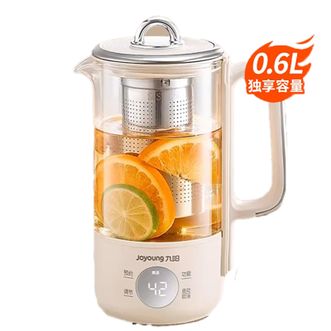 九阳/Joyoung  家用小容量0.6L养生壶便携烧水壶316不锈钢煮茶器炖煮壶K06D-WY530