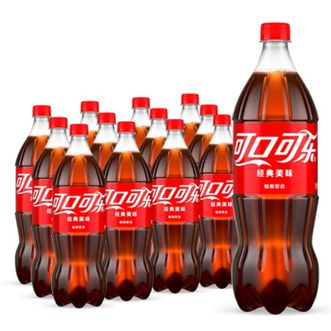 可口可乐  家庭装分享装整箱 可口可乐1.25l*12瓶 新老包装随机发