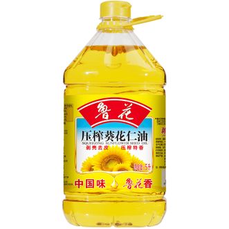 鲁花  葵花仁油5L/桶 压榨特香 醇香浓厚
