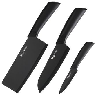 拜格（Bayco）  BD3208 【菜刀】不锈钢家用刀具三件套