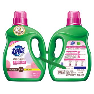 超能洗衣液柔顺舒适洗衣液3.5kg*2 超值装 天然椰子油生产