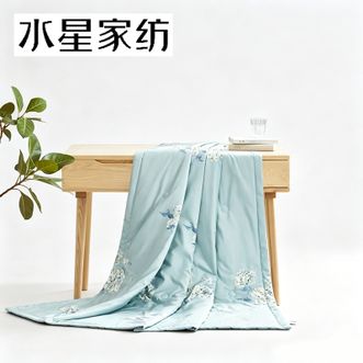 水星家纺 时尚印花夏凉被居家办公一被多用优选面料亲肤柔软透气吸湿可机洗水洗【线下专柜同款】 DH溢香花语夏被 水星家纺 时尚印花夏凉被居家办公一被多用优选面料亲肤柔软透气吸湿可机洗水洗【线下专柜同款】 DH溢香花语夏被