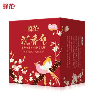 蜂花/Bee&Flower  沉香皂105g*3块 香氛皂洁面皂洗脸沐浴肥皂洗手清洁