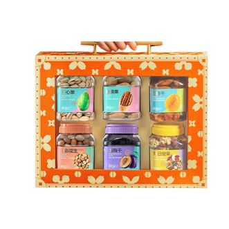 鲜记/xianjee  甄选鲜礼1.988kg坚果节日礼品礼盒