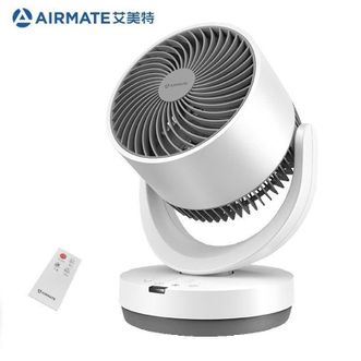 艾美特/Airmate  电风扇空气循环扇电风扇家用桌面台式节能四季循环小风扇大风量宿舍遥控摇头电扇轻音空调伴侣CA15-R27