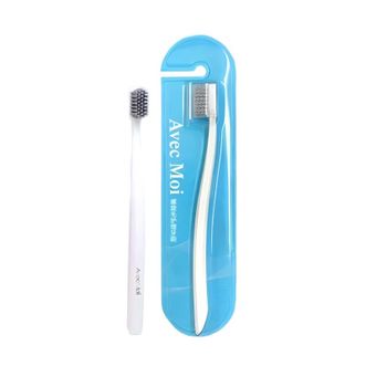 Avec Moi  海洋之风牙刷 软毛 成人细毛 软毛 纳米牙刷  成人男女通用  2支  牙齿清洁