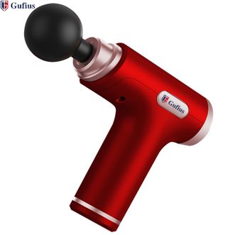 古菲斯（GUFIUS）  迷你筋膜枪颈膜枪按摩器 运动肌肉捶打放松器颈肩腰腿全身按摩高频震动电动冲击按摩仪颈椎按摩枪GFJQ-019红色