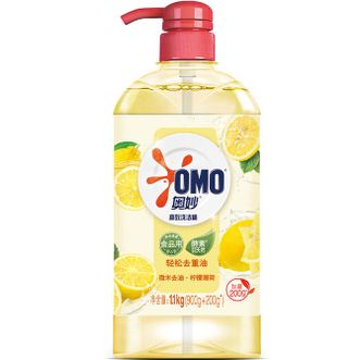 奥妙  洗洁精柠檬去油1.1KG