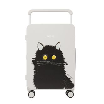 途加/TUPLUS  印象系列x莫娣·刘易斯联名  三只黑猫  24英寸 睡莲白