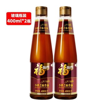 福临门 400毫升-小磨香油*2瓶 家用凉拌 福临门 400毫升-小磨香油*2瓶 家用凉拌