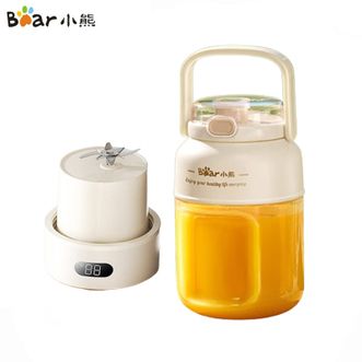 小熊/Bear  榨汁机LLJ-G05H5 家用便携式榨汁杯 无线充电果汁机 户外随行杯大容量吨吨杯 碎冰小型水果榨汁桶