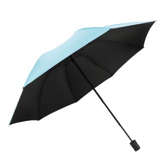 金丝莉KINTHERI  黑胶防晒晴雨伞云蓝便携女晴雨两用伞雨伞阳伞蓝JS-303