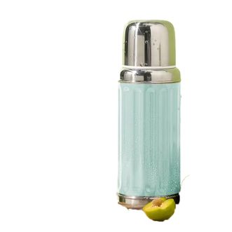 AKS  苏尼翁保温瓶保温杯陶瓷涂层大容量便携茶水杯直身杯 氧气绿 陶瓷涂层内胆450ml AKS626-CG