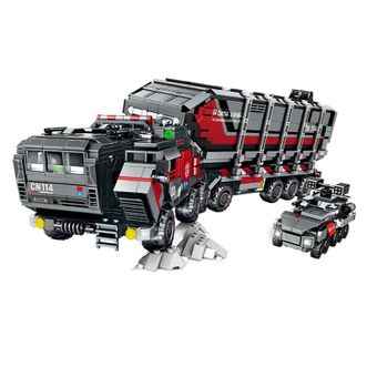 森宝积木儿童积木玩具兼容乐高拼装男孩礼物流浪地球系列CN114箱式运载车107101