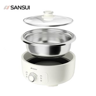 山水/Sansui  多功能不锈钢内胆分体式电火锅5L SHG-5345