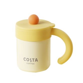  COSTA  桌面手持保温杯陶瓷内胆咖啡水杯子-黄色400ml      CDBW24077-YE