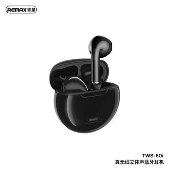 REMAX原装智能真无线立体声蓝牙耳机低延迟入耳式小米适用5.1【黑色】