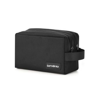 新秀丽/Samsonite  旅行洗漱包 双拉链袋盥洗包 收纳包干湿分离 多隔层防水  674*09018