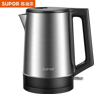 苏泊尔（SUPOR）  电水壶 1.7L大容量大功率快速烧水大口径方便清洗304不锈钢电水壶  SW-17T03A