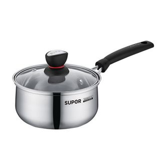 苏泊尔（SUPOR）  j小红圈304不锈钢奶锅ST16H1 煮面锅辅食小汤锅16cm