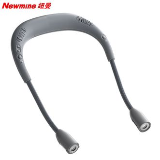 纽曼（Newmine）  蓝牙音响挂脖式户外运动骑行照明夜行应急灯小型音箱便携式 PBS002灰色