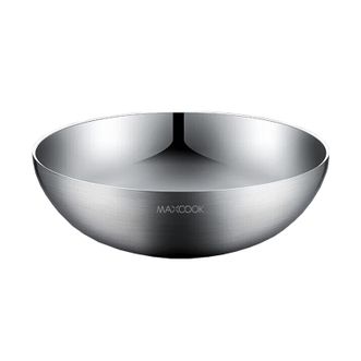 MAXCOOK  304不锈钢碗 汤碗双层隔热 加厚日式碗餐具面碗20cm MCWA806