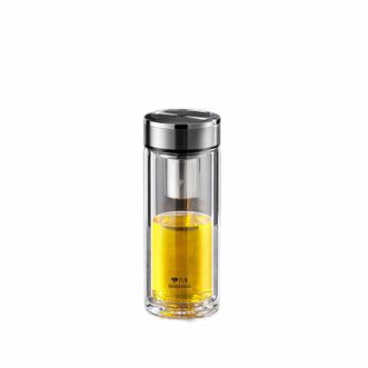 万象（WANXIANG）   双层玻璃杯泡茶杯喝水杯子315ml