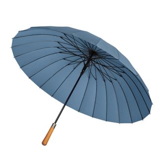 奈洛  24骨超大号直杆雨伞藤木手柄双人抗风抗暴雨轻奢长柄雨伞 N321823（多色可选）
