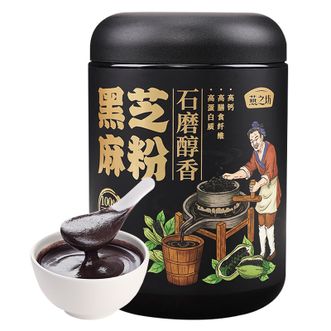燕之坊  石磨醇香黑芝麻粉450g（五谷杂粮粉 冲饮粉代餐粉）