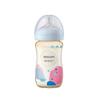 新安怡/Avent  奶瓶PPSU(奶嘴1月+/慢流量)9oz/260ml/艺术启蒙彩绘 SCY943/01