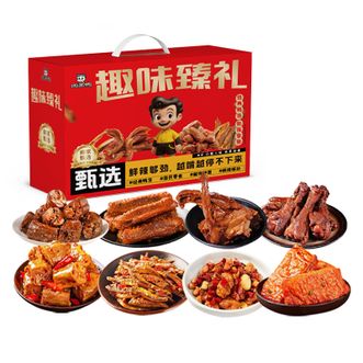 周黑鸭（ZHOUHaYA）  甄选鸭货卤味 好运鸭727g