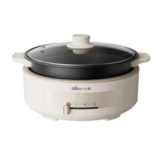 小熊/Bear  家用分体式电火锅4L电炒锅电煮锅家用多用途锅DHG-C40V2