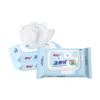 心相印  云熊系列湿厕纸40片*3包组合
