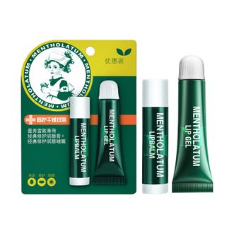 曼秀雷敦/Mentholatum  薄荷润唇啫喱8g +薄荷唇膏3.5g