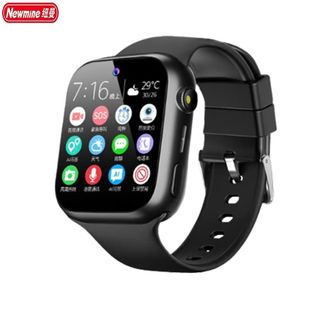 纽曼（Newmine）  儿童电话手表T186【黑色】4G全网通青少年学生初中生高中生视频通话WIFI无游戏只能接打男女孩防水定位