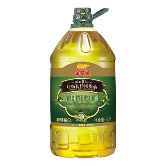 金龙鱼  添加10%特级初榨橄榄调和油 4L/桶 醇香