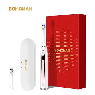索哈曼SOHOMAN  电动牙刷Y2软毛超声波全自动情侣款智能充电式牙刷