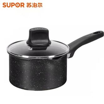 苏泊尔（SUPOR）星星石不粘奶锅 16cm双面星星石婴儿宝宝辅食锅泡面锅小煮锅小汤锅 NT16PA-1