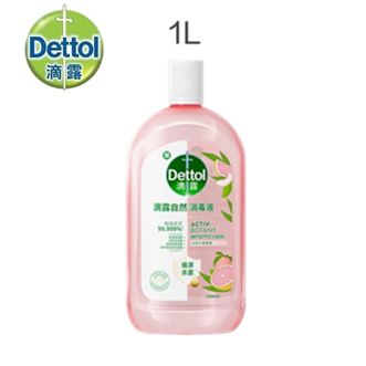 滴露/Dettol  1升香氛自然衣物消毒液杀菌48小时留香洗衣除汗臭儿童玩具消毒水1000ml