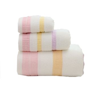 多喜爱/Dohia  毛巾  雅馨浴巾面巾方巾三件套(红)  套装 多喜爱/Dohia  毛巾  雅馨浴巾面巾方巾三件套(红)  套装