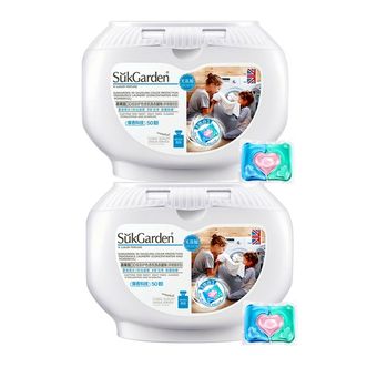 蔬果园/SukGarden  3D炫彩护色香氛洗衣凝珠50颗*2