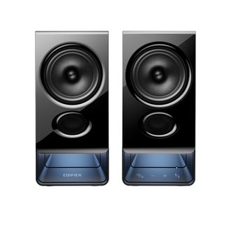 漫步者/EDIFIER  桌面2.0电脑音响 无线蓝牙音箱 幻彩氛围灯效桌面电脑电视音响R20黑