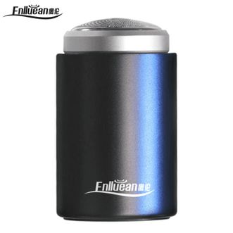 鹰伦  迷你电动剃须刀 便携款男士刮胡刀刮胡子 刀头水洗干湿双剃旅行迷你旋转式充电剃胡须刀单刀头剃胡刀SKT-Y8809灰色