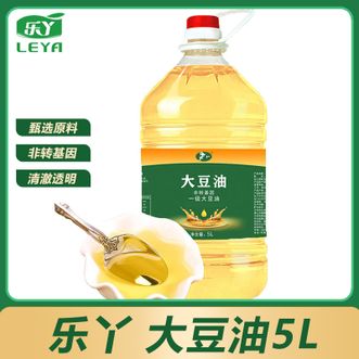 乐丫 大豆油5L 非转基因一级大豆油 甄选优质大豆 乐丫 大豆油5L 非转基因一级大豆油 甄选优质大豆
