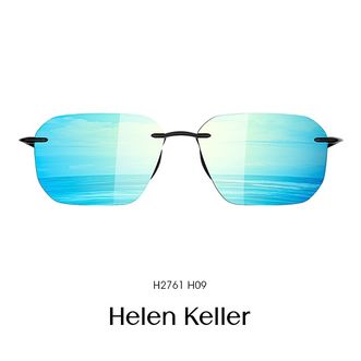 海伦凯勒（Helen Keller）  偏光镜开车驾驶太阳镜登山运动骑行防紫外线  H2761H09 色随光变一镜多用