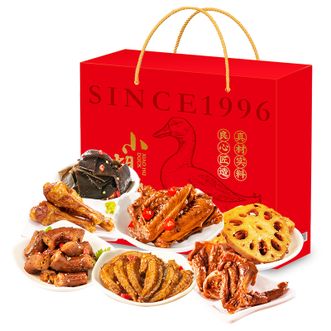 小胡鸭（xiao hu duck）  零食大礼包 珍品礼927g