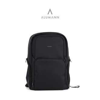 Alumann  旅漫2008潮流双肩包男商务旅行大容量背包男高级商务简约书包黑色
