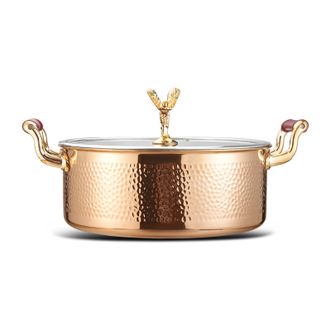 德博莱  劳斯莱斯钛金汤锅304食品级不锈钢材质家用汤锅30cm DBL-TJ010