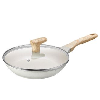 苏泊尔(SUPOR)   煎锅麦饭石色不粘平底锅28cmEJ28LAP01