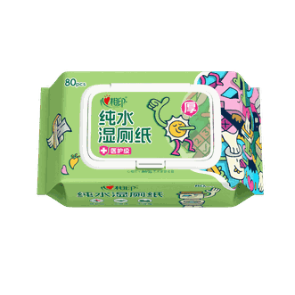 心相印  艺术家系列 80片装湿厕纸*1包XSF080